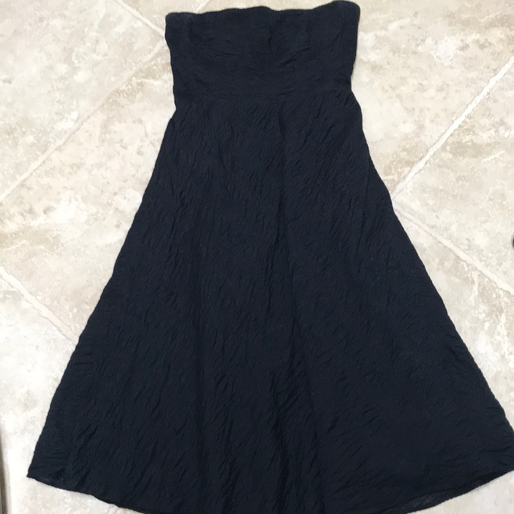 J.Crew Black Strapless dress
